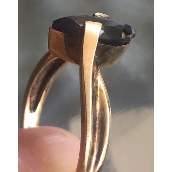 📌Solid 10K Amethyst ring - Picture 3 of 5